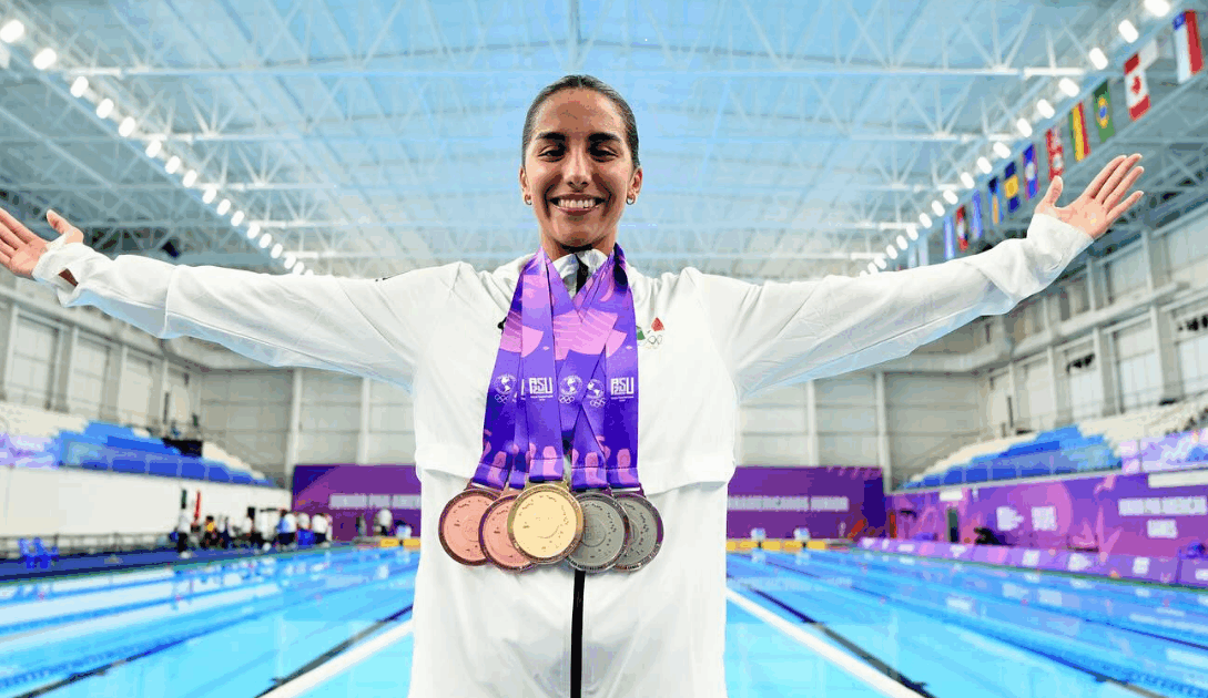 Celia Pulido medallista