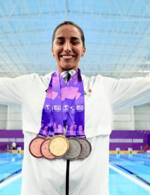 Celia Pulido medallista
