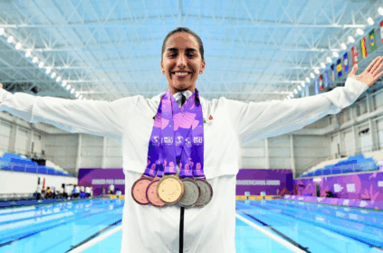 Celia Pulido medallista
